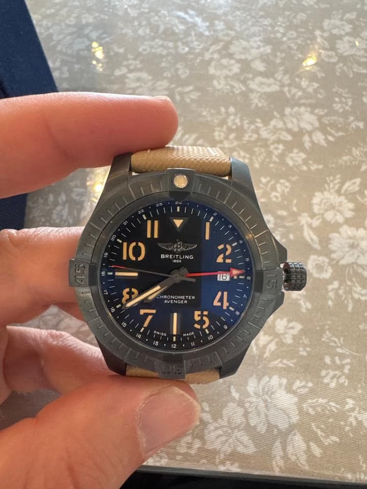 Breitling Avenger Automatic Gmt 45 Night Mission Brand new Breitling Avenger