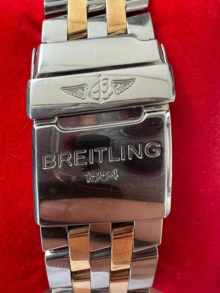 Breitling Chronomat Evolution B13356 Two-Tone Steel & 18 K Go