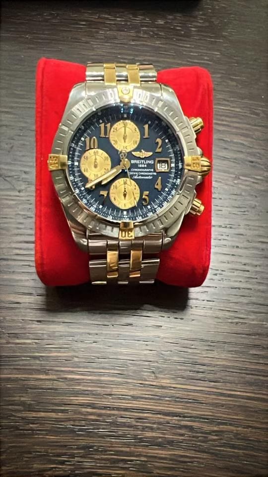 Breitling Chronomat Evolution B13356 Two-Tone Steel & 18 K Go