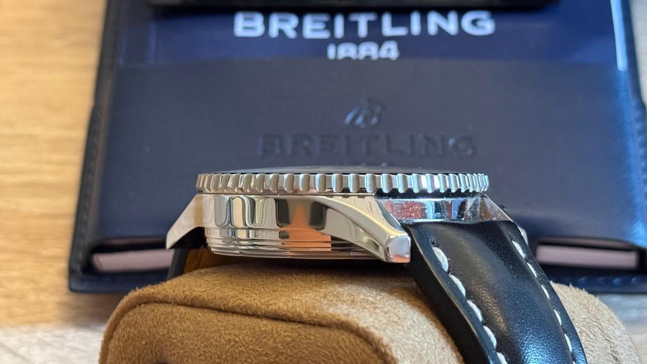 Breitling Navitimer GMTChronograph Gmt Full set like new - two leather straps