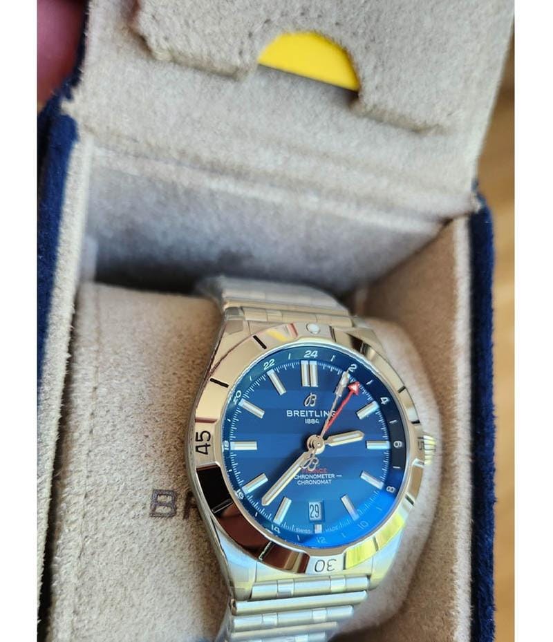 Breitling Chronomat GMTAutomatic GMT 40 Limited Edition Six Nations France Rugby