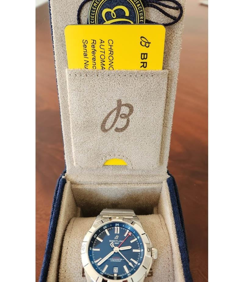 Breitling Chronomat GMTAutomatic GMT 40 Limited Edition Six Nations France Rugby