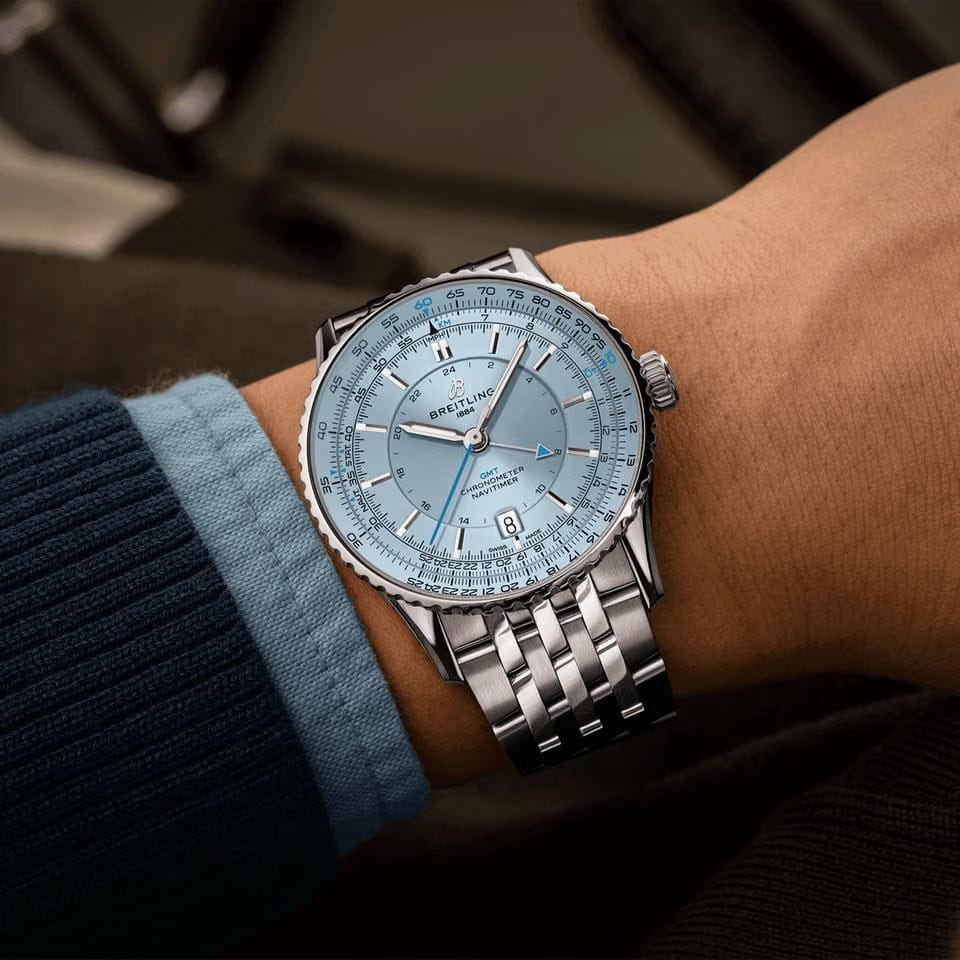 Breitling Navitimer Automatic Ice blue dial New 2024