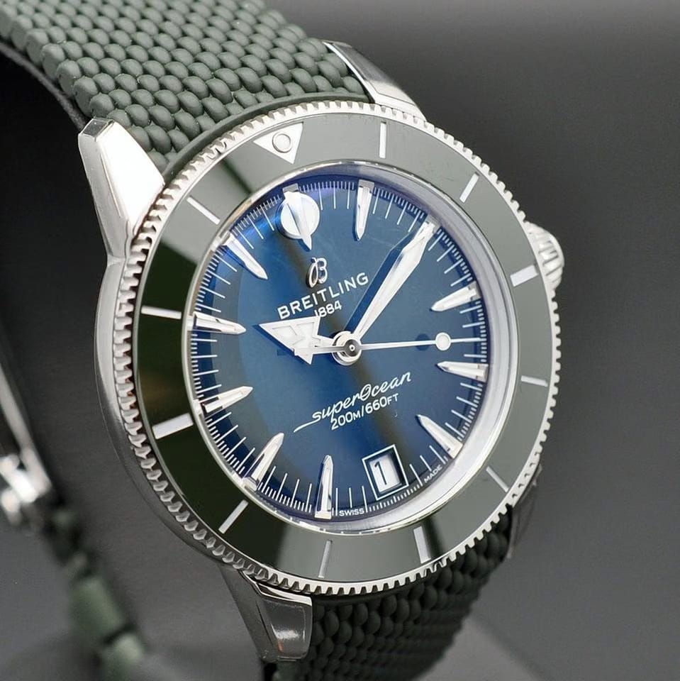 Breitling Superocean Heritage NEW Full Set Green Superocean Heritage B31 Automatic 40