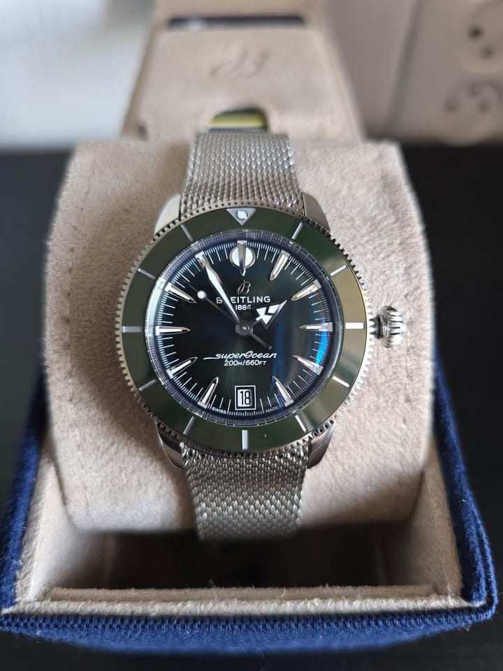Breitling Superocean Heritage B31 Automatic 40 Full set* New 2026* 40mm green dial Superocean Heritage