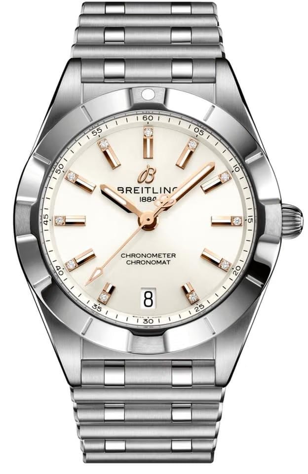Breitling Chronomat32 Quartz White Diamond Dial A77310101 A3 A1 NEW UNWORN