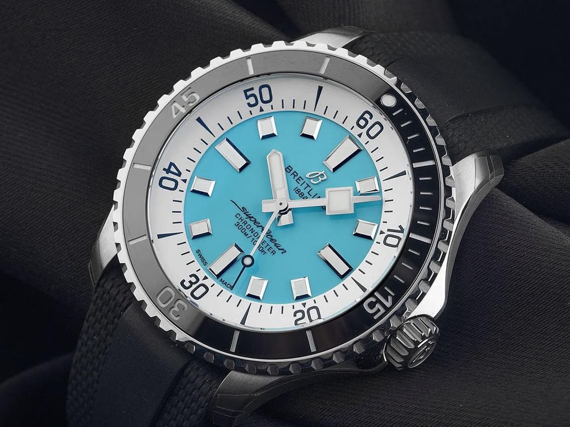 Breitling Superocean 44 Automatic Ref.A17376211 L2 S1 2025 Full Set Ungetragen Superocean Automatic 44 Kautschuk Faltschließe