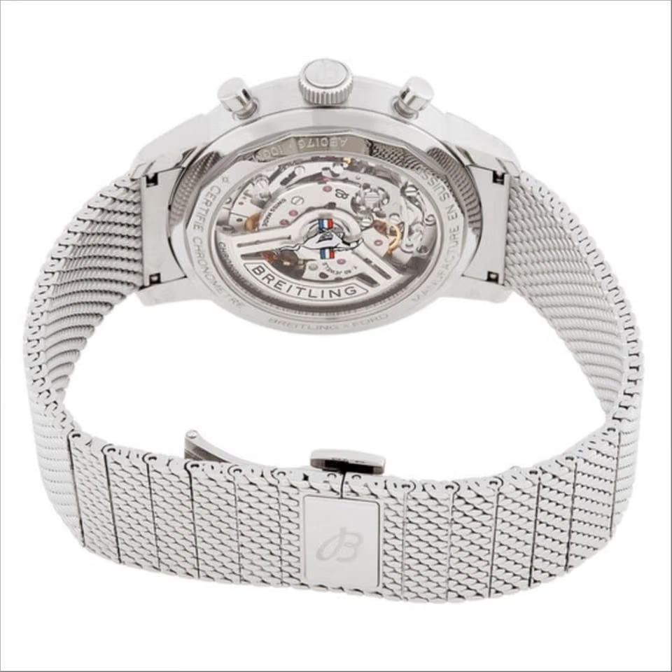 Breitling Top Time B01 Ford Mustang Automatic Green Dial Men's Watch AB01762 A1 L1 A1 Full Complete Set