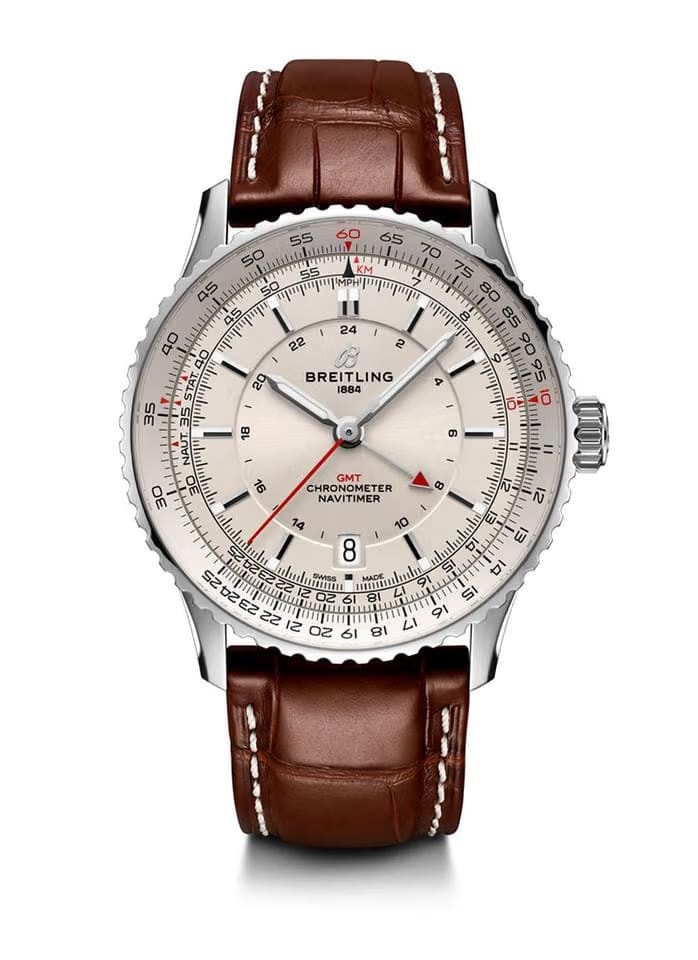 Breitling Navitimer AUTOMATIC 41 A32310211 G1 P1 brown Leather Cream dial 41mm Full set