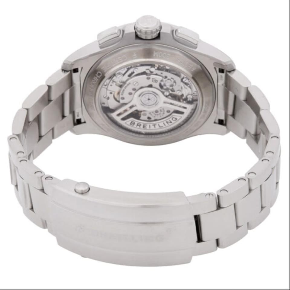 Breitling Avenger B01 Chronograph 42mm Black Dial Stainless Steel Men's Watch AB0146101 B1 A1 Complete Full Set