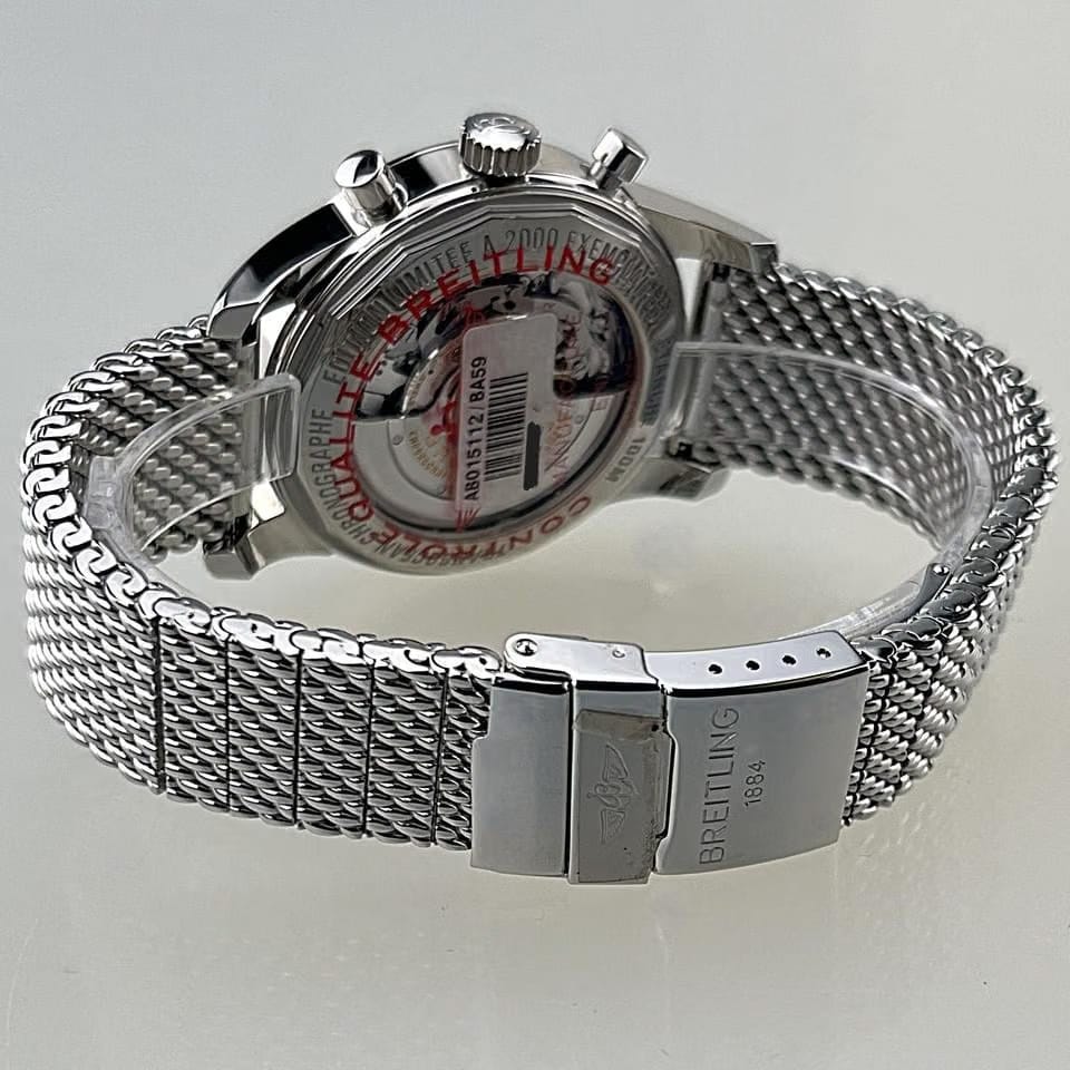 Breitling Transocean Chronograph Caliber 01 limited Edition XXXX/2000 Ref. AB0151-018 Stahl Stahl Full Set NOS ungetragen (teilverklebt) EK 06/2011 Erstbesitz