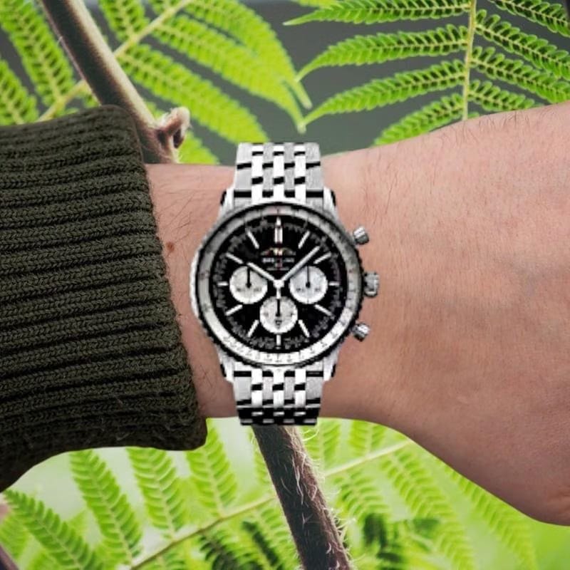 Breitling Navitimer 1 B01 Chronograph46mm Stainless Steel AB0137211 B1 A1 1/4th second 30 minutes 12 hours