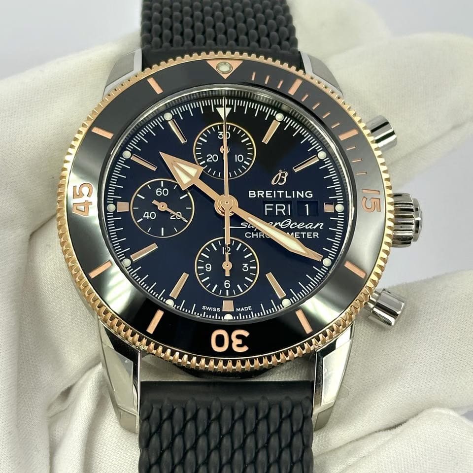 Breitling Superocean Heritage Chronograph2025 Unworn Superocean Heritage Chronograph 44 U13313121 B1 S1 box and papers