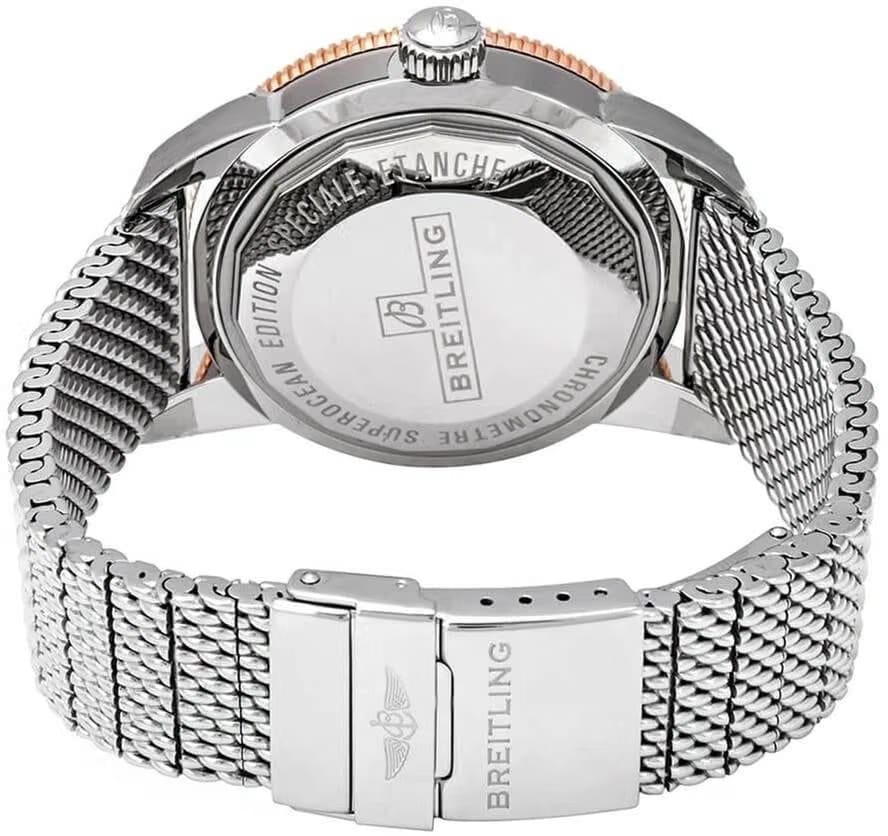 Breitling Superocean Heritage II B20 44mm Black Dial Bezel Stainless Steel Men's Watch UB2030121 B1 A1 Complete Full Set