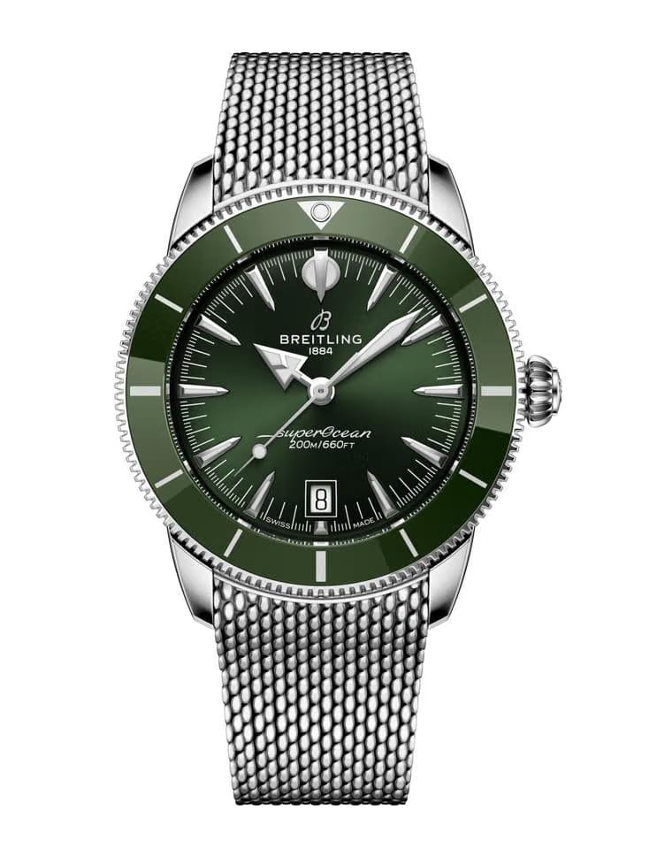 Breitling Superocean Heritage 42 B31 Automatic 42 - Grün Full Set Full Warranty