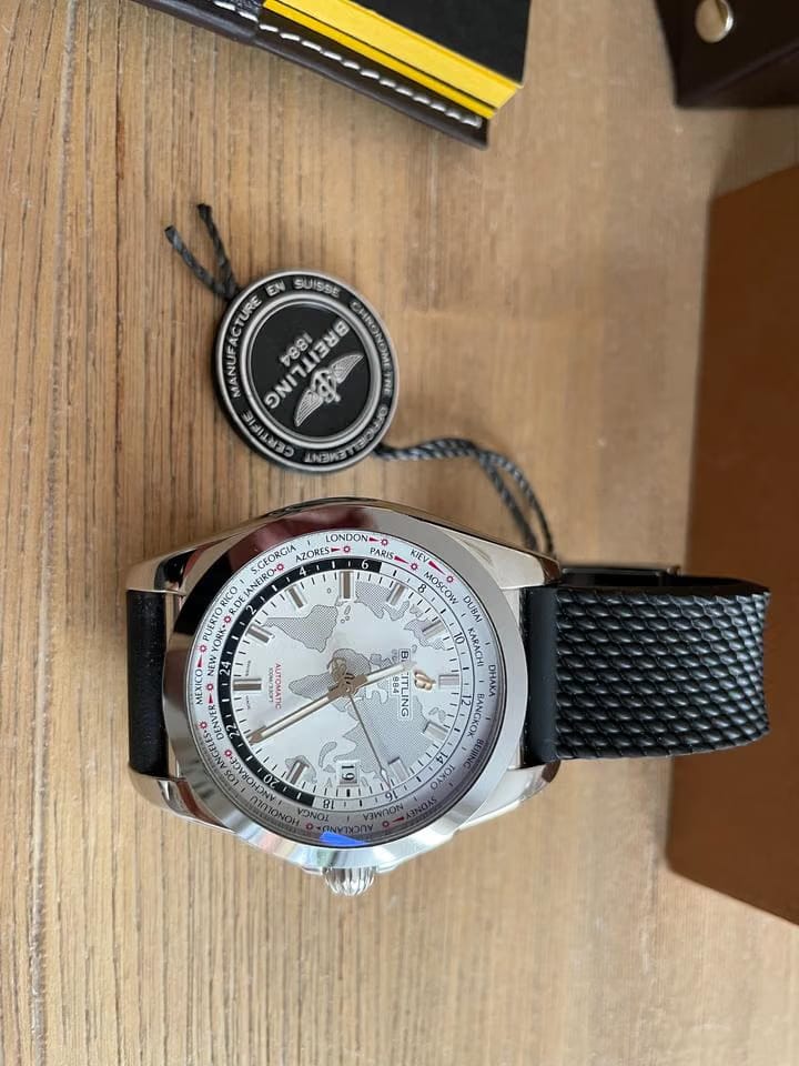 Breitling Galactic Unitime Sleek T in mint condition
