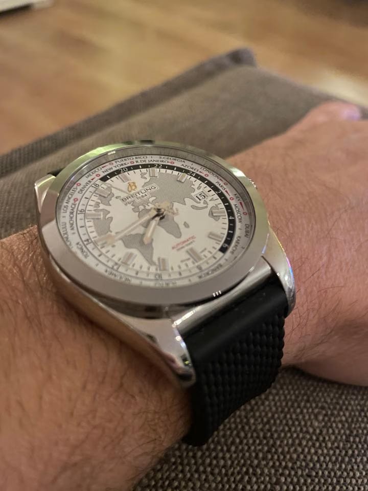 Breitling Galactic Unitime Sleek T in mint condition