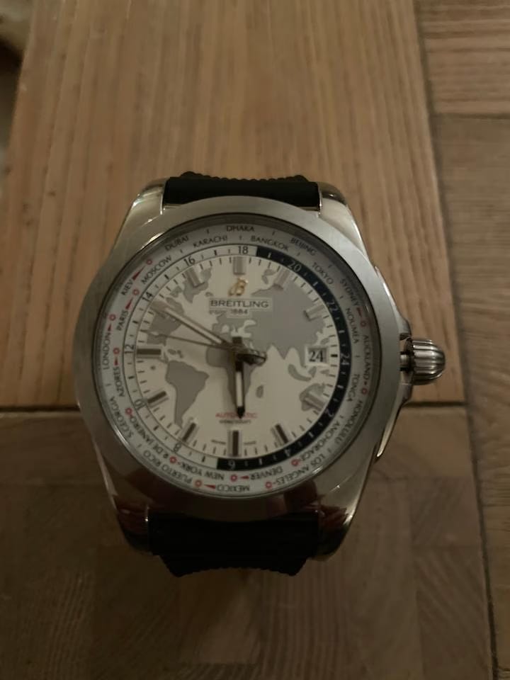 Breitling Galactic Unitime Sleek T in mint condition