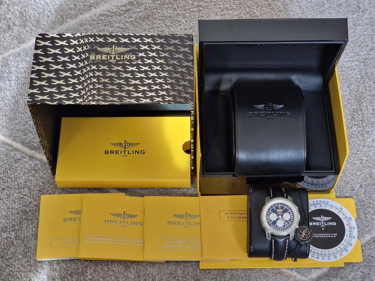 Breitling Navitimer 01with new staps