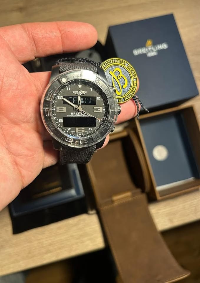 Breitling Exospace B55 Connected Volledige set collecters item geen krasje te bekennen!