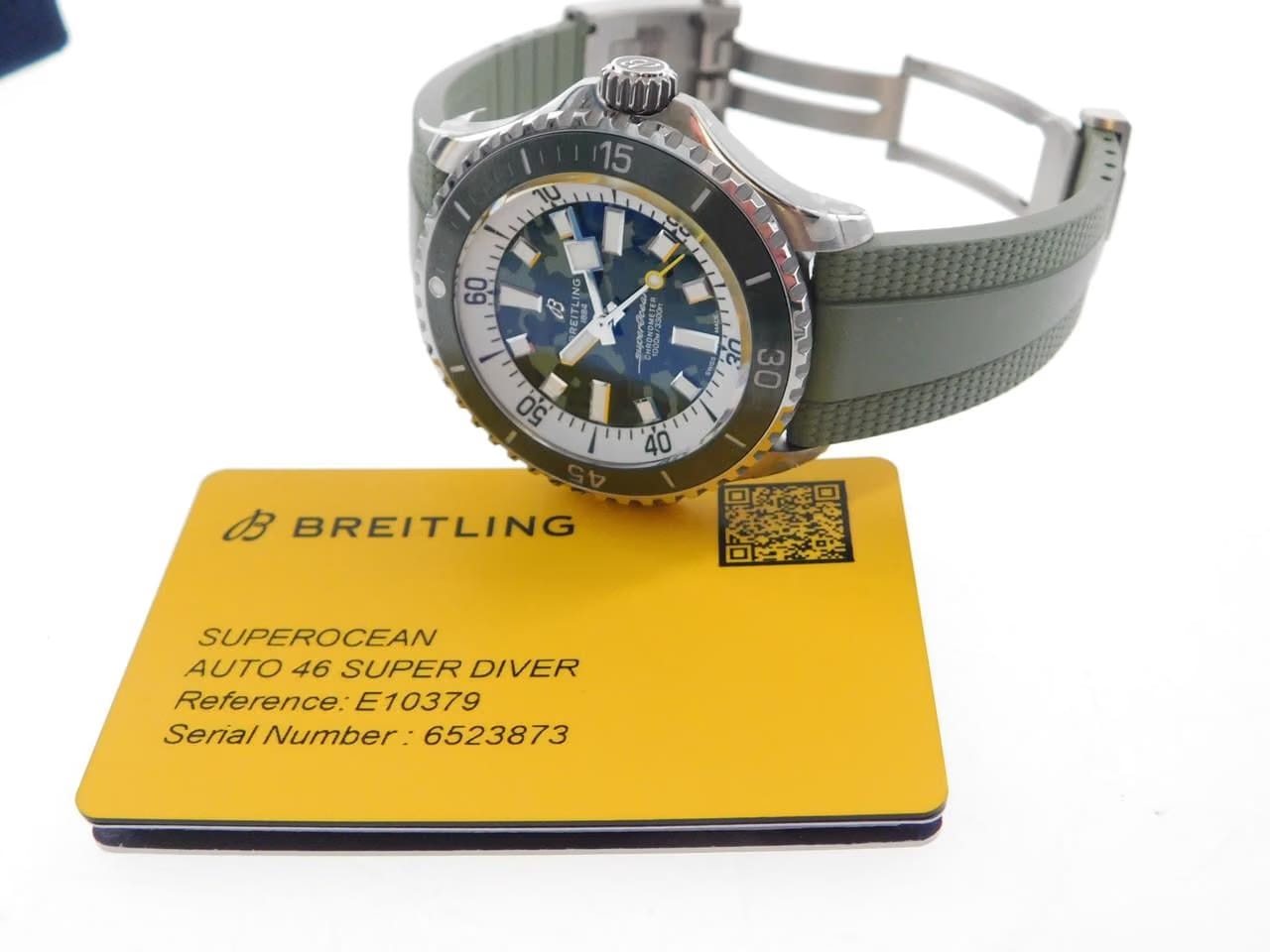 Breitling Superocean 46 Automatic 46 Super Diver Green Neu & ungetragen 10/2025 Full Set Garantie bis 29.10.2027