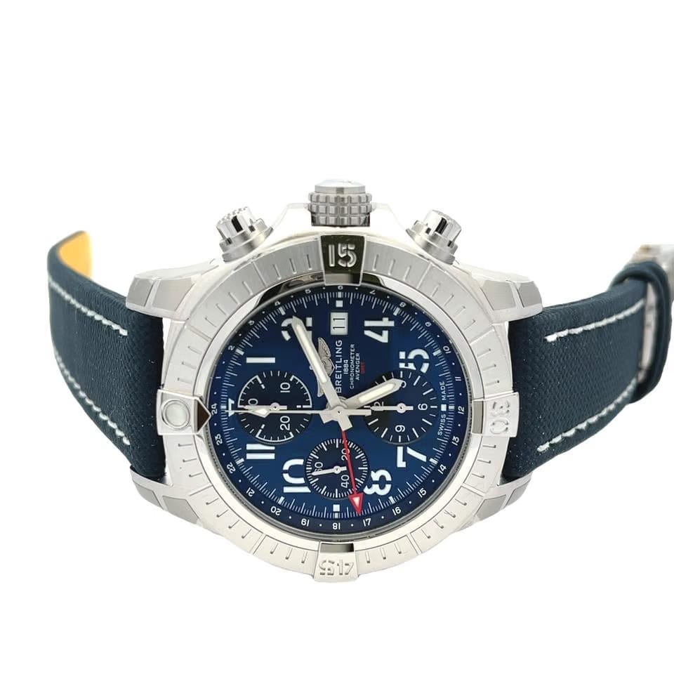 Breitling Avenger Chronograph GMT 45mm Blue Dial