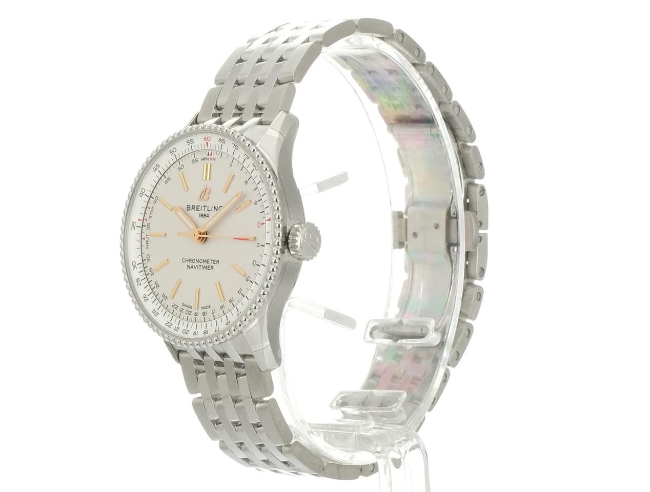 Breitling Navitimer Automatic 36 Edelstahl - Creme