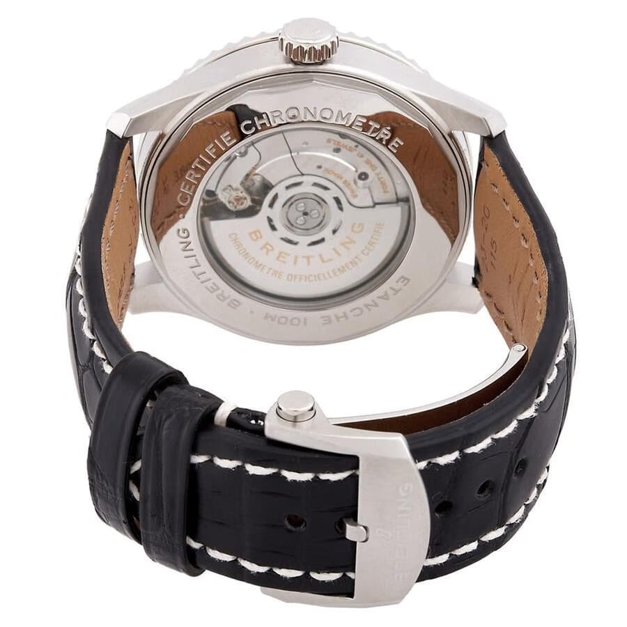 Breitling Aviator 8 Navitimer Aviator 8 B35 Automatic Unitime Black Dial Strap Men's Watch AB3521 U41 B1 P2 Complete Full Set