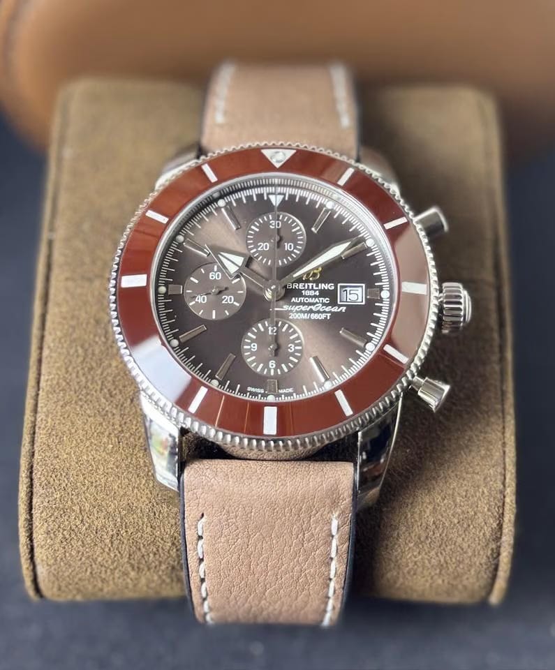 Breitling Superocean Heritage II Chronographfull set beutifull condition almost new!! Serviced in 2025