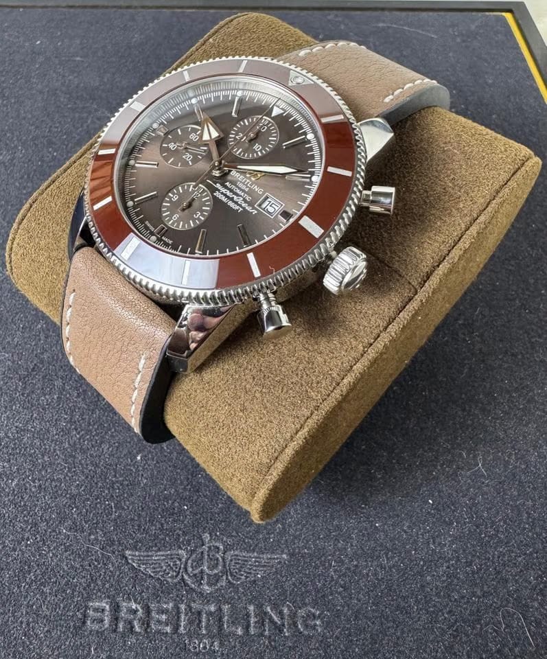 Breitling Superocean Heritage II Chronographfull set beutifull condition almost new!! Serviced in 2025