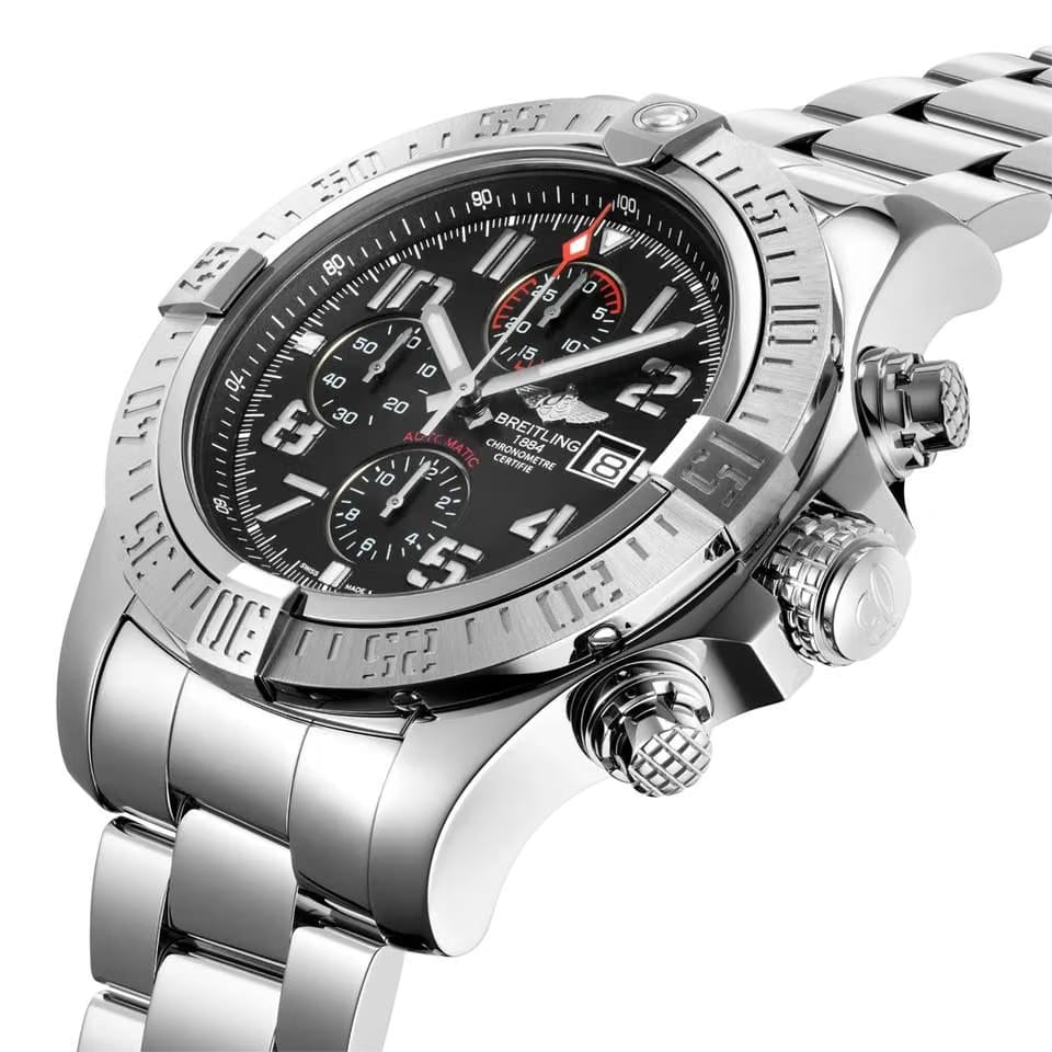 Breitling Super Avenger IIVolcano Black Edition Chronograph Automatic Black Arabic A13371