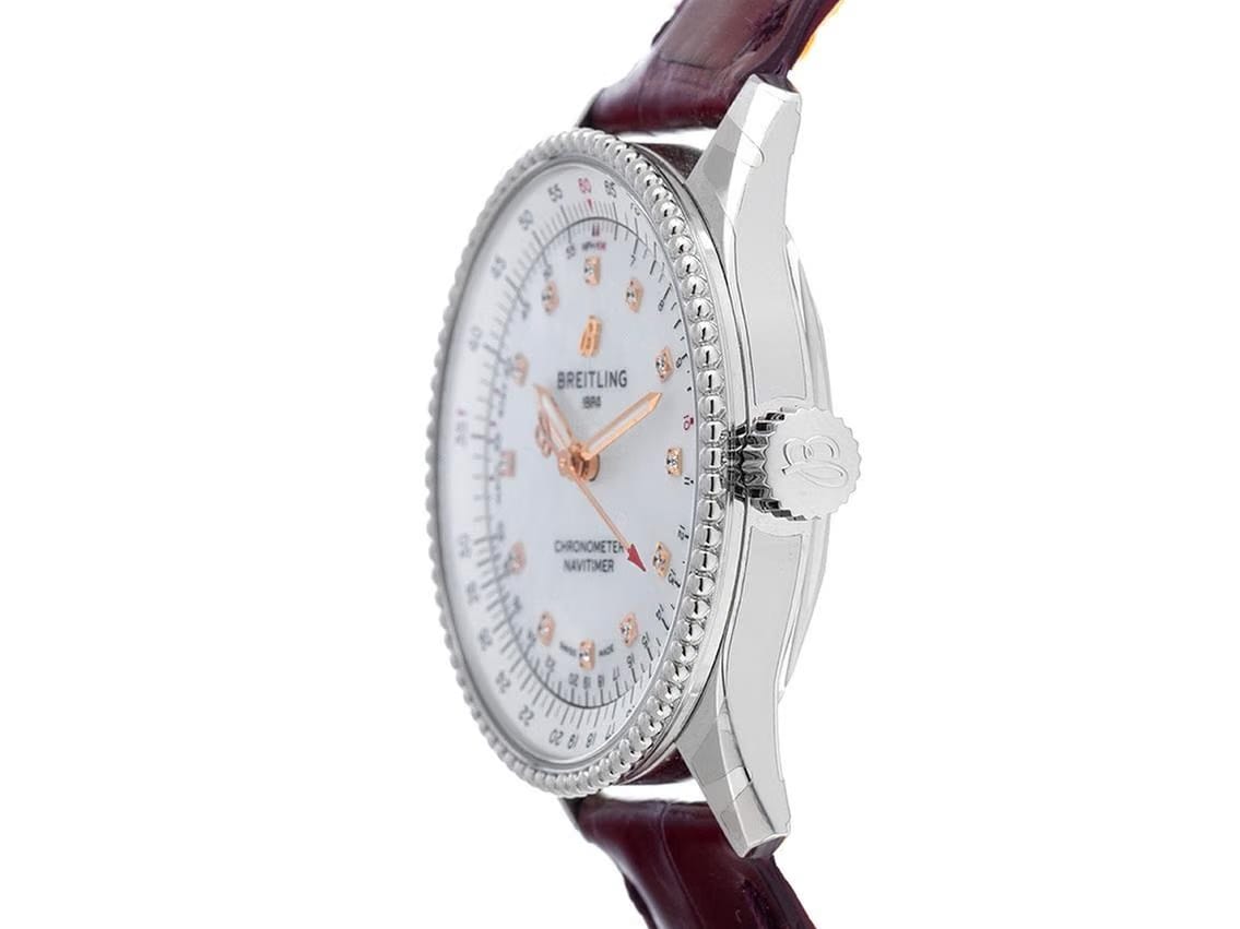 Breitling Navitimer Ref.A17395211 A1 P5 2026 Full Set Ungetragen Navitimer Diamanten Perlmutt