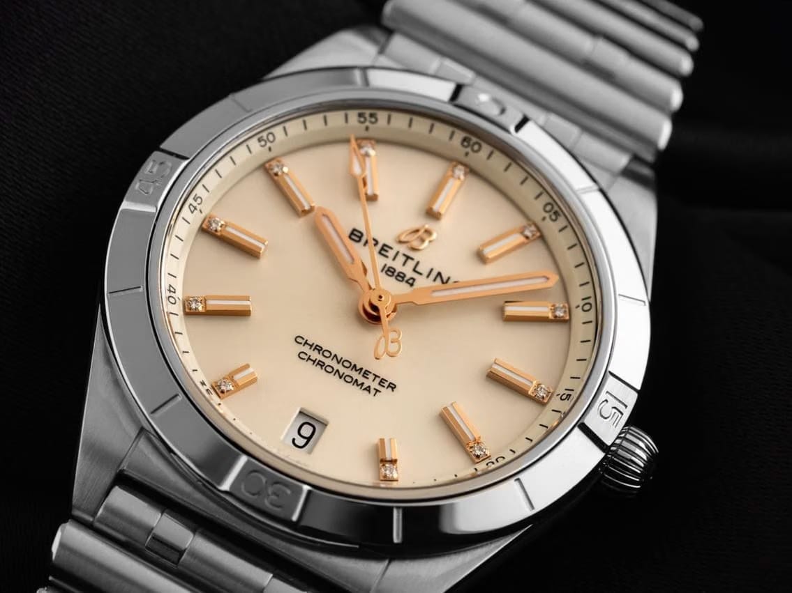 Breitling Chronomat 36 Diamanten Ref.A10380101 A2 A1 2025 Full Set Ungetragen Chronomat Automatic 36 Diamanten