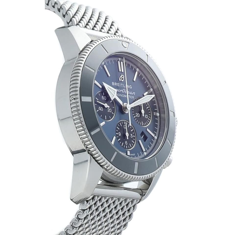 Breitling Superocean Heritage AB0162 Superocean Heritage Chrono 44 mm Steel Mesh Auto Men's Watch