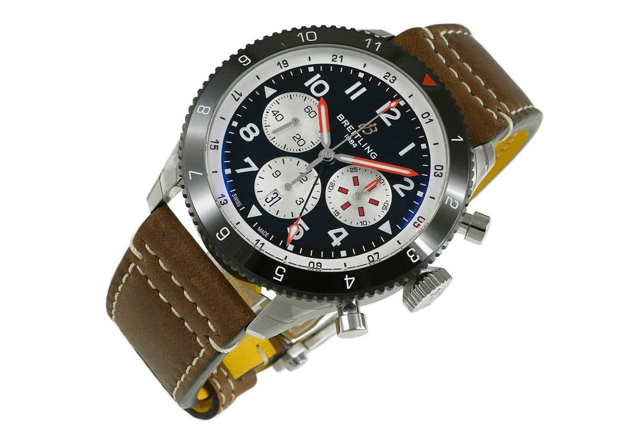 Breitling Super Avi Yb04451 A1 B1 X1 Automatic Steel Like New & Unworn