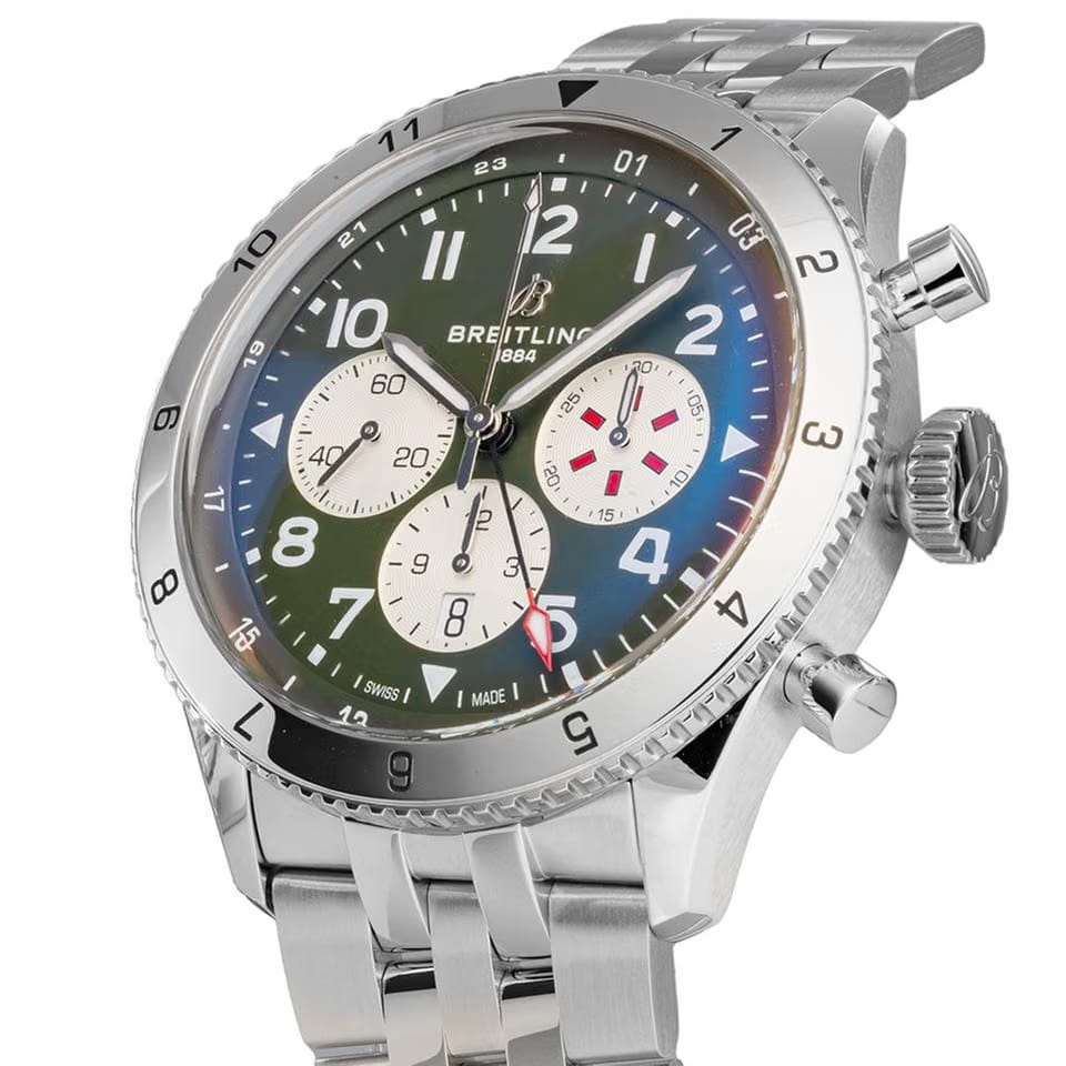 Breitling Super Avi AB04452 A1 L1 A1 Green