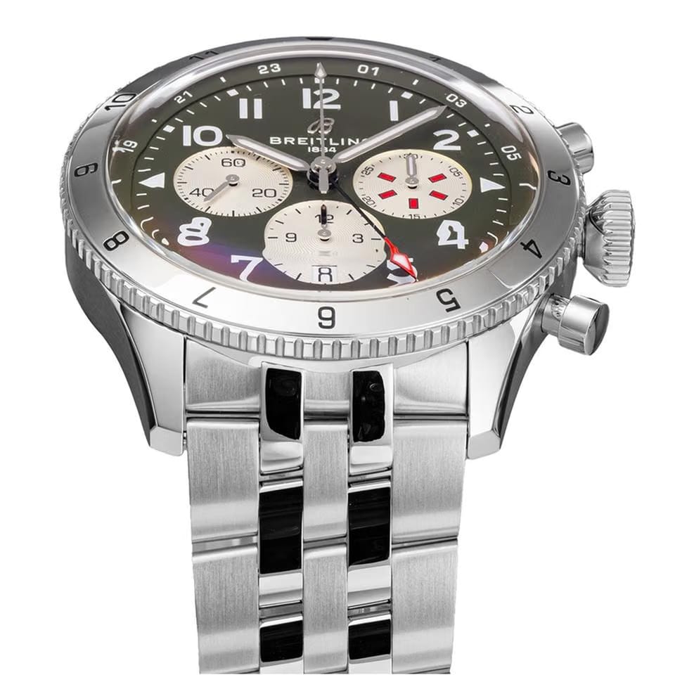Breitling Super Avi AB04452 A1 L1 A1 Green
