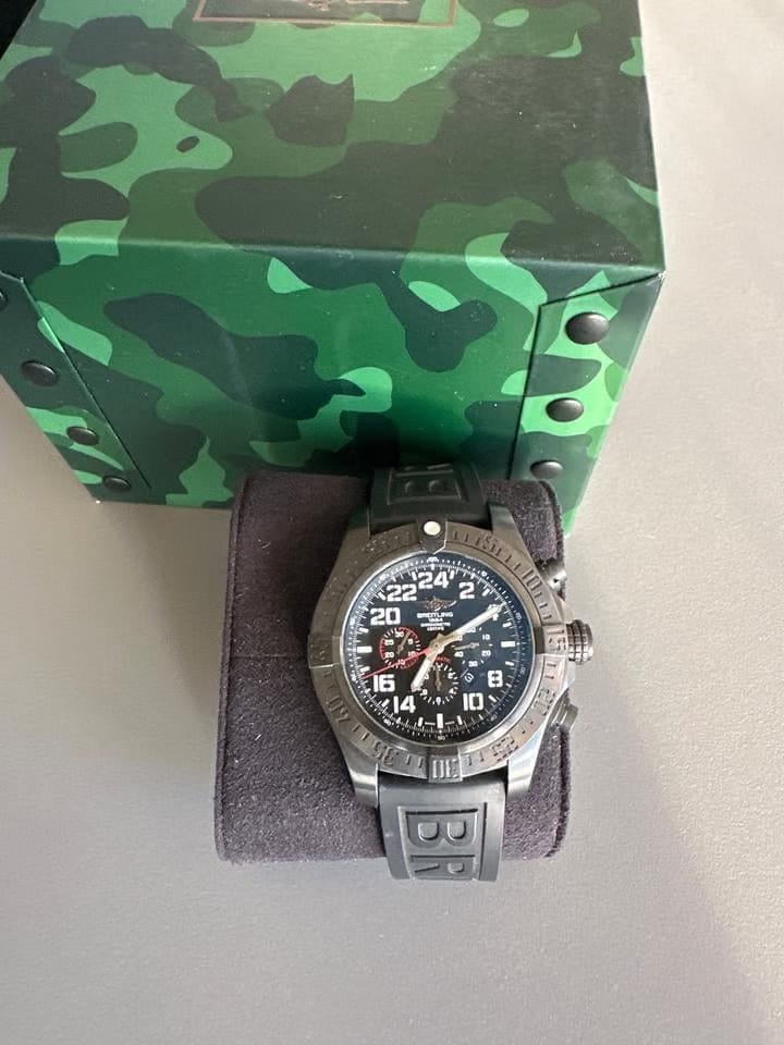 Breitling Super Avenger Military Limited Breitling super avenger military limited