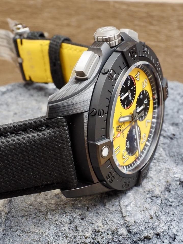 Breitling Avenger Night Mission Ceramic Case Yellow SB0147101 I1 X1 $9650 List
