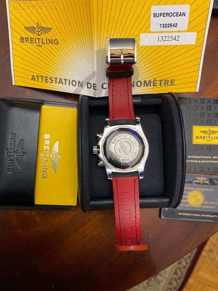 Breitling Superocean Chronograph M2000 Set complet