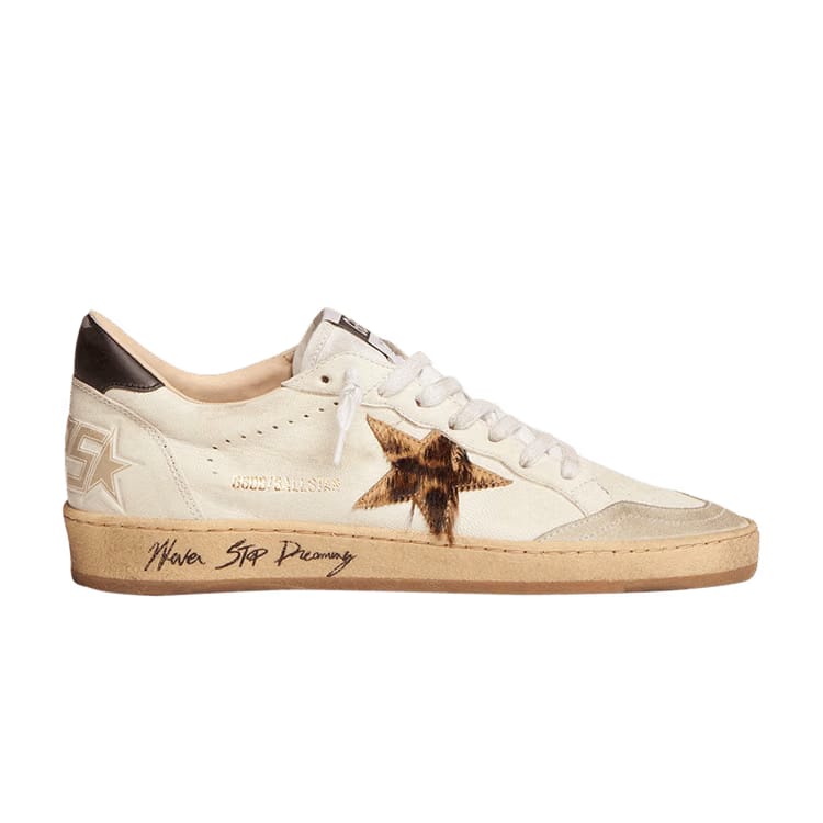 Golden Goose Wmns Ball Star 'Never Stop Dreaming - Leopard'
