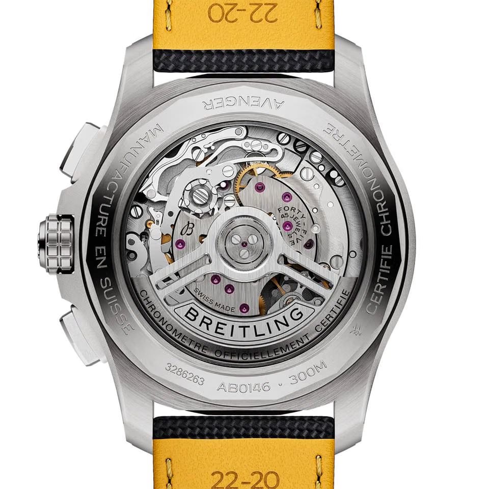 Breitling Avenger Unworn 2025 Avenger B01 Chronograph 42 AB0146101 B1 X1 box and papers