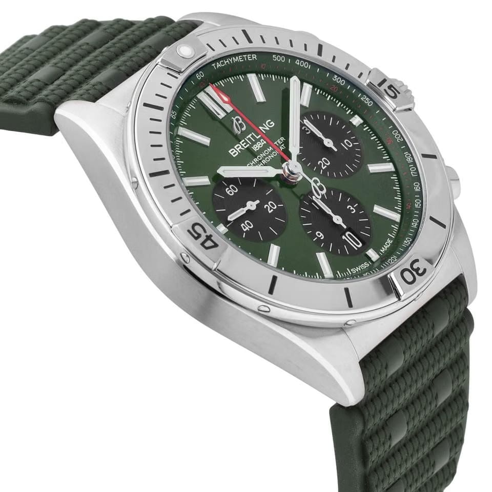Breitling Chronomat 42 VB01 42 Green Dial 42mm Automatic Men’s Watch AB0134101 L2 S1