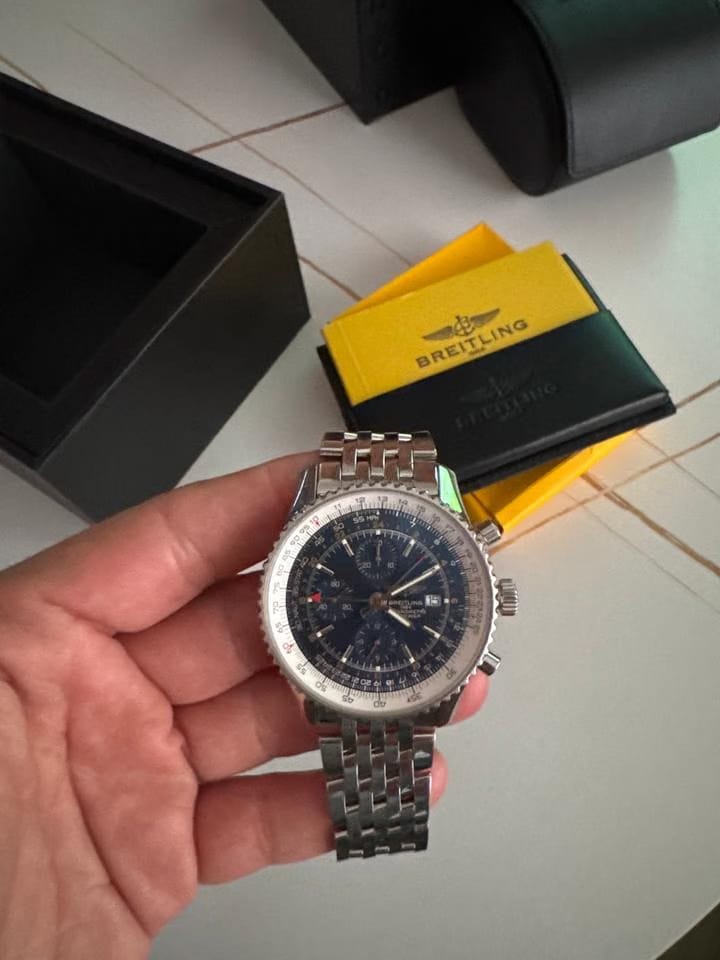 Breitling Navitimer Worldfolosit full set