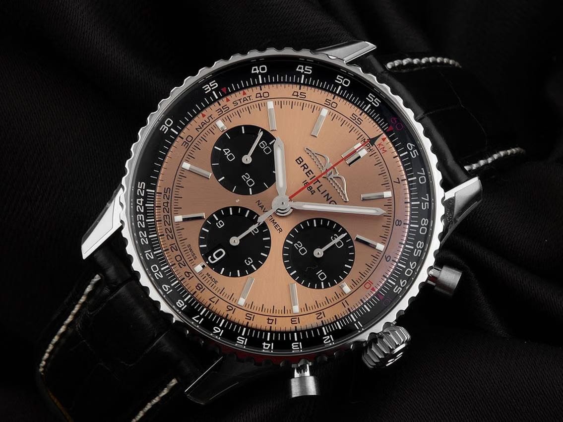 Breitling Navitimer B01 Ref.AB0138241 K1 P1 2025 Full Set Ungetragen Navitimer B01 Krokoleder Faltschließe