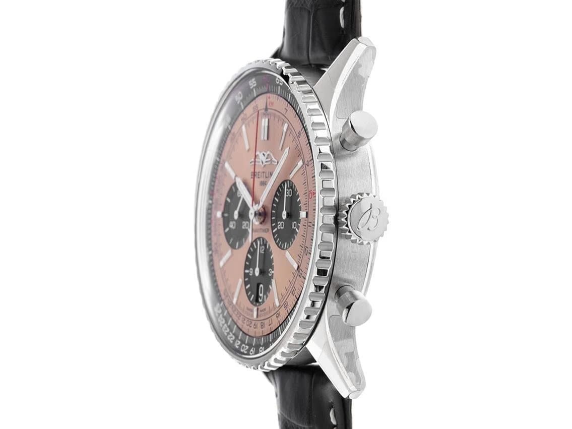 Breitling Navitimer B01 Ref.AB0138241 K1 P1 2025 Full Set Ungetragen Navitimer B01 Krokoleder Faltschließe