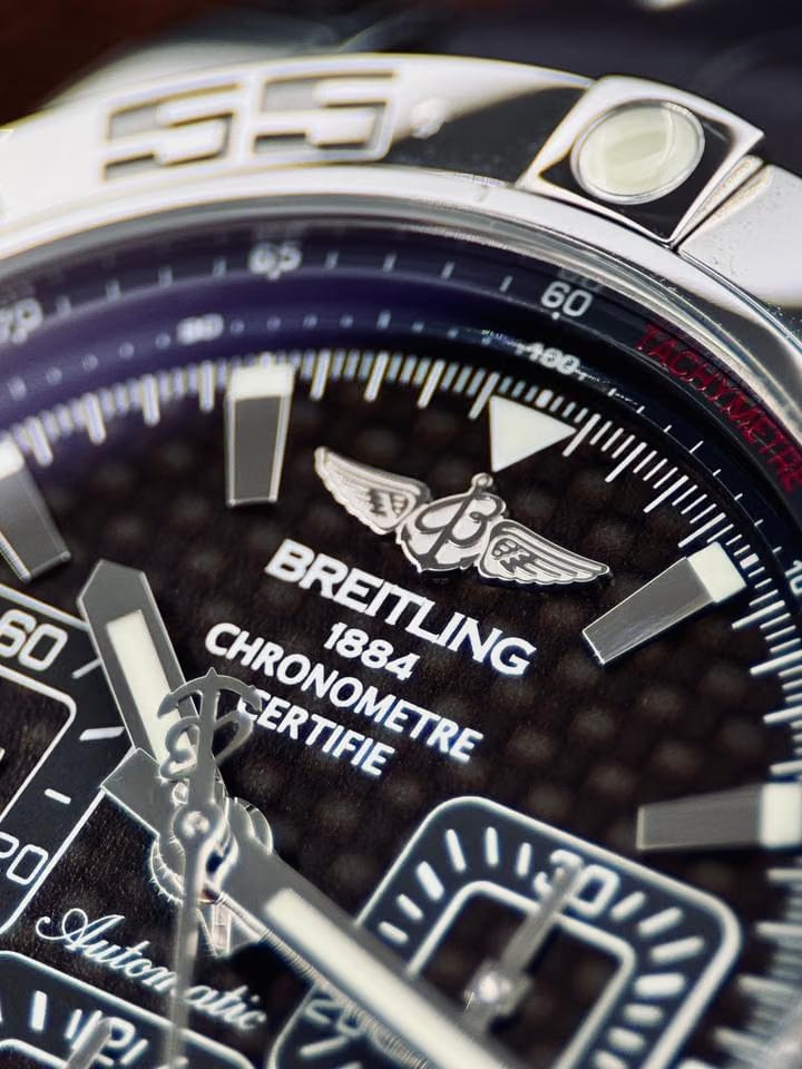Breitling Chronomat 44 Carbon Fiber Dial ( Full stickers - Below MSRP)
