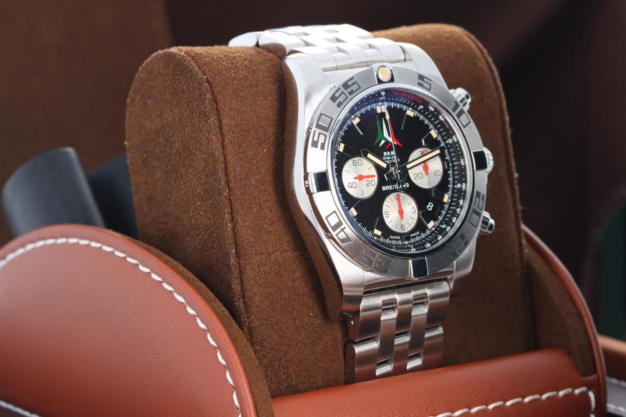 Breitling Chronomat 44 Frecce Tricolori 44mm Chronograph - Steel AB01104 D/BC62