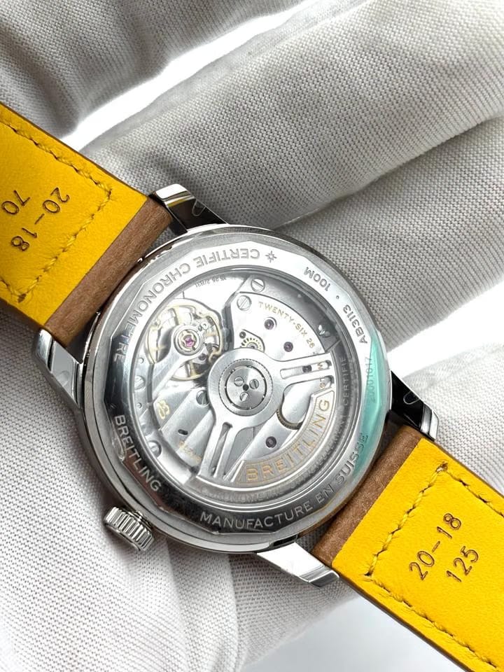 Breitling Top Time Unworn Top Time B31 38mm White Cream Dial Strap AB3113 Box & Papers 2025