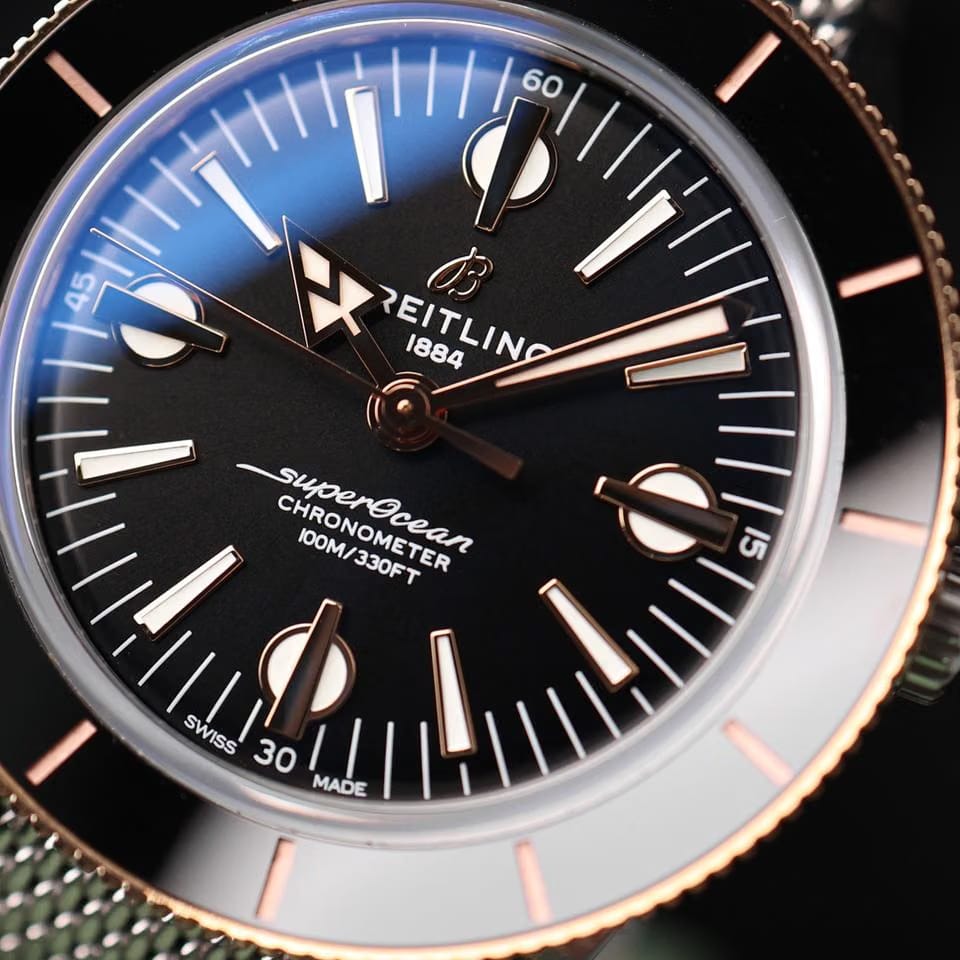 Breitling Superocean Heritage’57 Steel Everosegold Black Dial NEW 2025